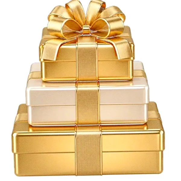 Stacked gift boxes — Karamba
