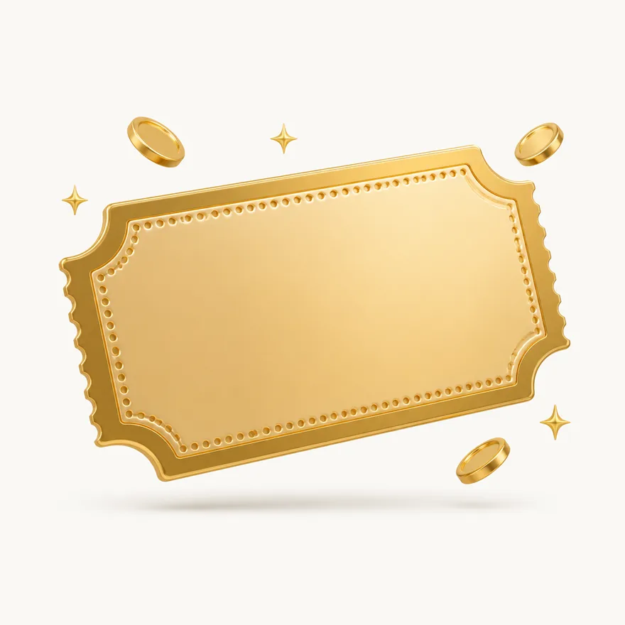 Blank coupon ticket — Karamba