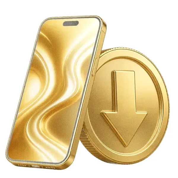 Smartphone and coin — Karamba