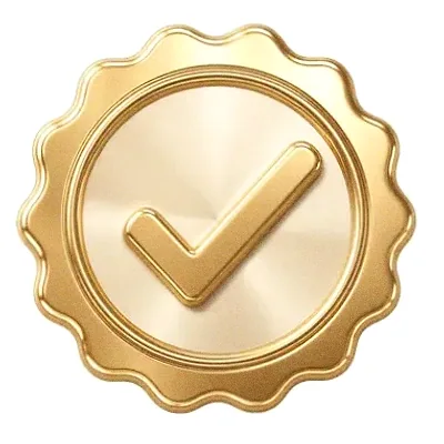 Checkmark badge — Karamba