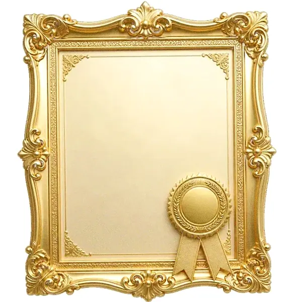 Framed certificate — Karamba