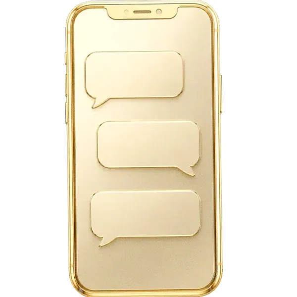 Smartphone with chat bubbles — Karamba