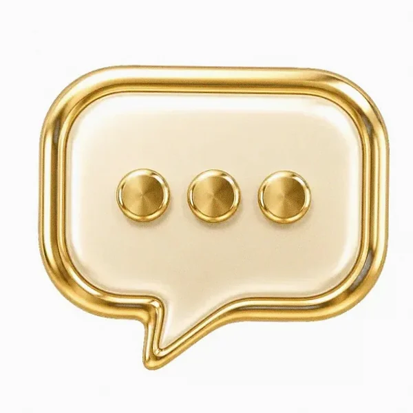 Three-dot speech bubble — Karamba