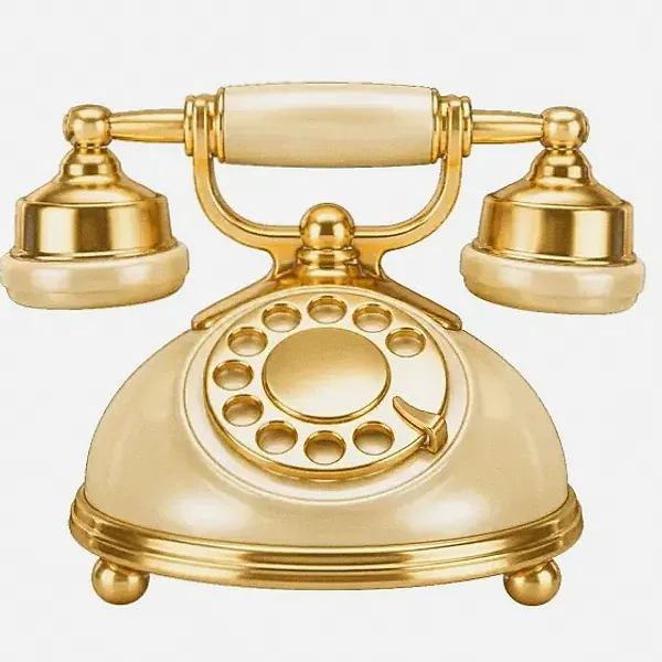 Vintage rotary telephone — Karamba