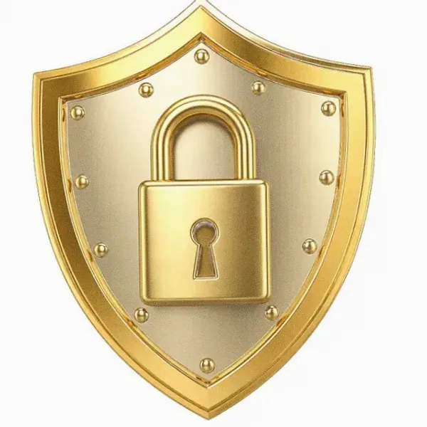 Shield with padlock — Karamba